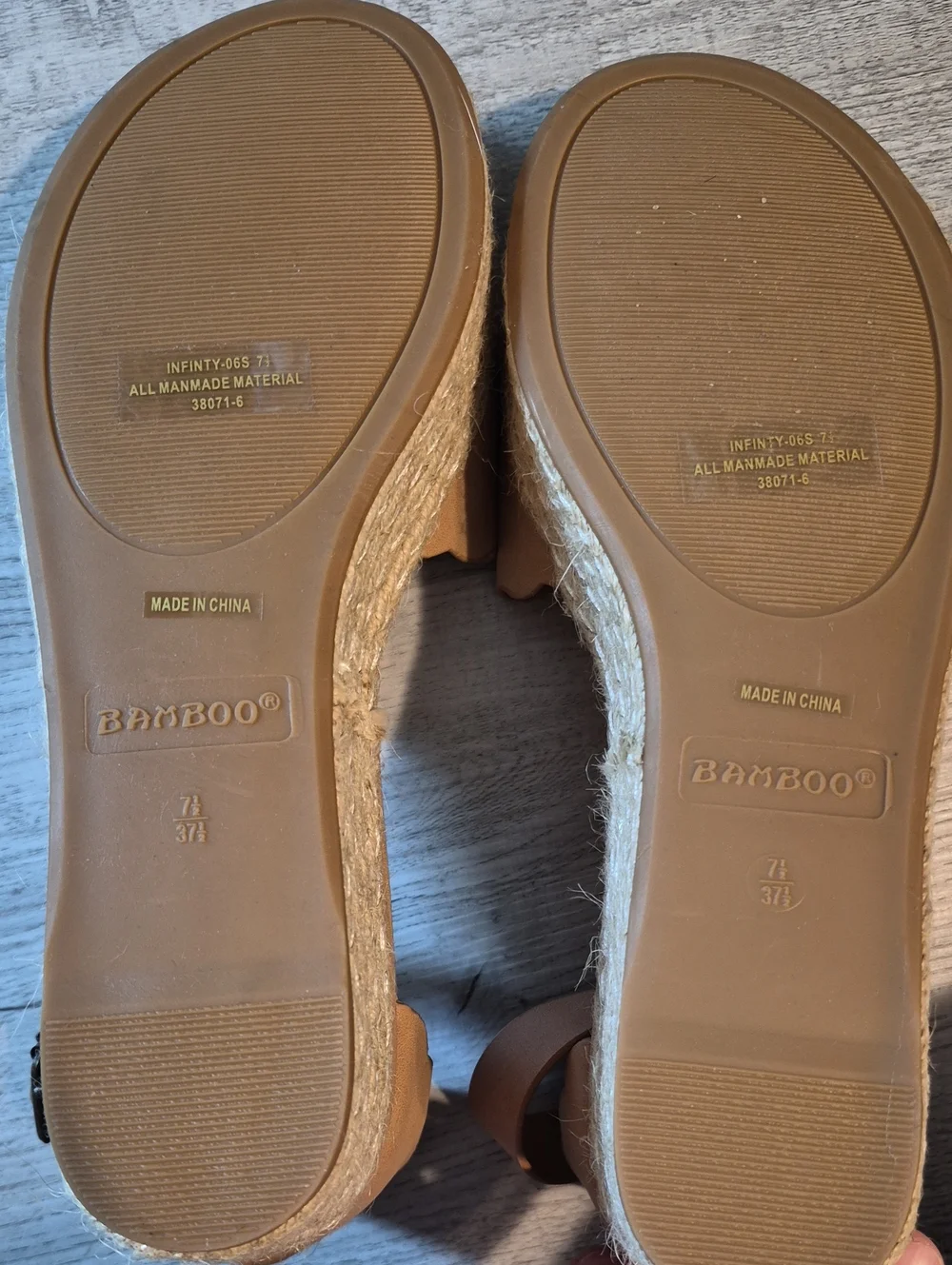 Tillys|Bamboo Scallop Espadrille Womens Platform Sandals